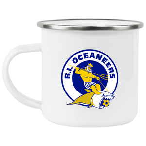 Rhode Island Oceaneers Camping Mug 12 oz. Enamel ASL Soccer Rhode Island Oceaneers Camping Mug 12 oz. Enamel ASL Soccer