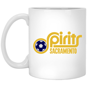 Sacramento Spirits Mug 11 oz. White Glossy Ceramic ASL Soccer Sacramento Spirits Mug 11 oz. White Glossy Ceramic ASL Soccer