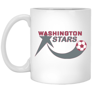 Washington Stars Mug 11 oz. White Glossy Ceramic ASL Soccer Washington Stars Mug 11 oz. White Glossy Ceramic ASL Soccer