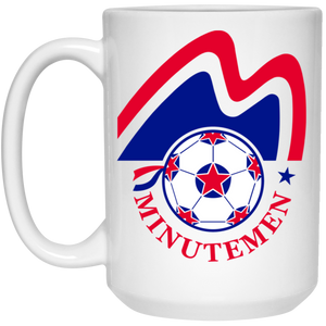 Boston Minutemen Mug 15 oz. White Glossy Ceramic NASL Soccer Boston Minutemen Mug 15 oz. White Glossy Ceramic NASL Soccer
