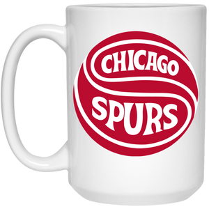 Chicago Spurs Mug 15 oz. White Glossy Ceramic NASL Soccer Chicago Spurs Mug 15 oz. White Glossy Ceramic NASL Soccer