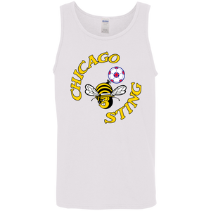 Chicago Sting Tank Top Classic NASL Soccer color White Chicago Sting Tank Top Classic NASL Soccer color White