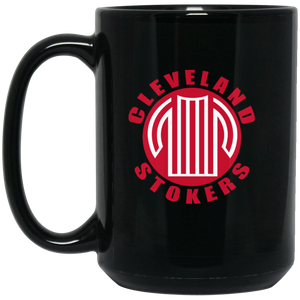 Cleveland Stokers Mug 15 oz. Black Glossy Ceramic NASL Soccer Cleveland Stokers Mug 15 oz. Black Glossy Ceramic NASL Soccer