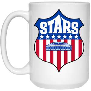 Houston Stars Mug 15 oz. White Glossy Ceramic NASL Soccer Houston Stars Mug 15 oz. White Glossy Ceramic NASL Soccer