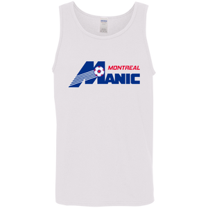 Montreal Manic Tank Top Classic NASL Soccer color White Montreal Manic Tank Top Classic NASL Soccer color White