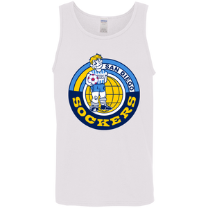 San Diego Sockers Tank Top Classic NASL Soccer color White San Diego Sockers Tank Top Classic NASL Soccer color White
