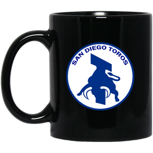 San Diego Toros Mug 11 oz. Black Glossy Ceramic NASL Soccer San Diego Toros Mug 11 oz. Black Glossy Ceramic NASL Soccer