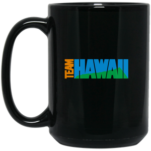Team Hawaii Mug 15 oz. Black Glossy Ceramic NASL Soccer Team Hawaii Mug 15 oz. Black Glossy Ceramic NASL Soccer