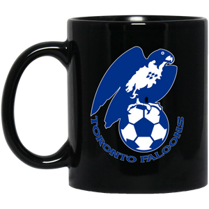 Toronto Falcons Mug 11 oz. Black Glossy Ceramic NASL Soccer Toronto Falcons Mug 11 oz. Black Glossy Ceramic NASL Soccer