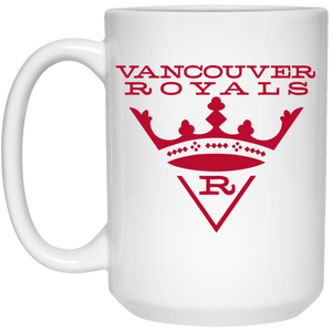 Vancouver Royals Mug 15 oz. White Glossy Ceramic NASL Soccer Vancouver Royals Mug 15 oz. White Glossy Ceramic NASL Soccer