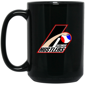 Baltimore Hustlers Mug 15 oz. Black Glossy Ceramic ABA Basketball Team Baltimore Hustlers Mug 15 oz. Black Glossy Ceramic ABA Basketball Team