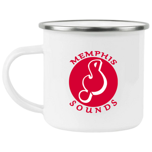 Memphis Sounds Camping Mug 12 oz. Enamel ABA Basketball Team Memphis Sounds Camping Mug 12 oz. Enamel ABA Basketball Team