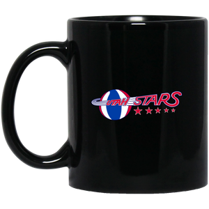 Utah Stars Mug 11 oz. Black Glossy Ceramic ABA Basketball Team Utah Stars Mug 11 oz. Black Glossy Ceramic ABA Basketball Team