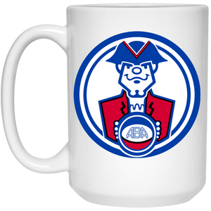 Virginia Squires Mug 15 oz. White Glossy Ceramic ABA Basketball Team Virginia Squires Mug 15 oz. White Glossy Ceramic ABA Basketball Team