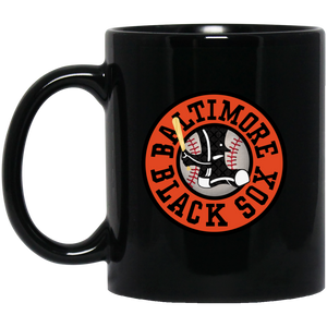 Baltimore Black Sox Mug 11 oz. Black Glossy Ceramic Negro Leagues Baseball Team Baltimore Black Sox Mug 11 oz. Black Glossy Ceramic Negro Leagues Baseball Team