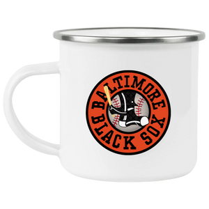 Baltimore Black Sox Camping Mug 12 oz. Enamel Negro Leagues Baseball Team Baltimore Black Sox Camping Mug 12 oz. Enamel Negro Leagues Baseball Team