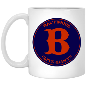 Baltimore Elite Giants Mug 11 oz. Ceramic Negro Leagues Baseball Team color White Baltimore Elite Giants Mug 11 oz. Ceramic Negro Leagues Baseball Team color White