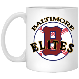 Baltimore Elites Mug 11 oz. Ceramic Negro Leagues Baseball Team color White Baltimore Elites Mug 11 oz. Ceramic Negro Leagues Baseball Team color White