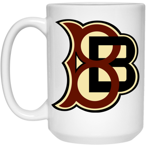 Boston Blues Mug 15 oz. Glossy Ceramic Negro Leagues Baseball Team color White Boston Blues Mug 15 oz. Glossy Ceramic Negro Leagues Baseball Team color White