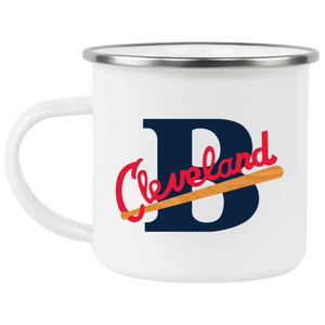 Cleveland Buckeyes Camping Mug 12 oz. Enamel Negro Leagues Baseball Team Cleveland Buckeyes Camping Mug 12 oz. Enamel Negro Leagues Baseball Team