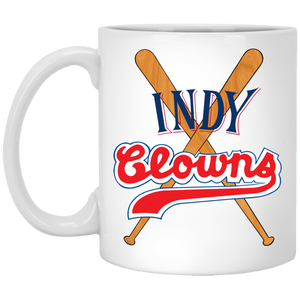 Indianapolis Clowns Mug 11 oz. Ceramic Negro Leagues Baseball Team color White Indianapolis Clowns Mug 11 oz. Ceramic Negro Leagues Baseball Team color White