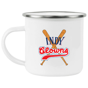 Indianapolis Clowns Camping Mug 12 oz. Enamel Negro Leagues Baseball Team Indianapolis Clowns Camping Mug 12 oz. Enamel Negro Leagues Baseball Team
