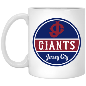 Jersey City Giants Mug 11 oz. Ceramic Negro Leagues Baseball Team color White Jersey City Giants Mug 11 oz. Ceramic Negro Leagues Baseball Team color White