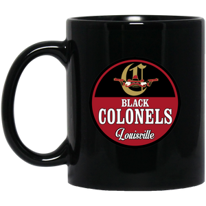 Louisville Black Colonels Mug 11 oz. Black Glossy Ceramic Negro Leagues Baseball Team Louisville Black Colonels Mug 11 oz. Black Glossy Ceramic Negro Leagues Baseball Team