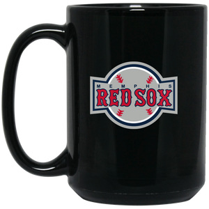 Memphis Red Sox Mug 15 oz. Black Glossy Ceramic Negro Leagues Baseball Team Memphis Red Sox Mug 15 oz. Black Glossy Ceramic Negro Leagues Baseball Team