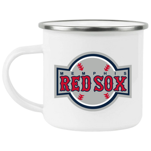 Memphis Red Sox Camping Mug 12 oz. Enamel Negro Leagues Baseball Team Memphis Red Sox Camping Mug 12 oz. Enamel Negro Leagues Baseball Team