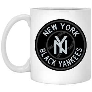 New York Black Yankees Mug 11 oz. Ceramic Negro Leagues Baseball Team color White New York Black Yankees Mug 11 oz. Ceramic Negro Leagues Baseball Team color White