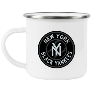 New York Black Yankees Camping Mug 12 oz. Enamel Negro Leagues Baseball Team New York Black Yankees Camping Mug 12 oz. Enamel Negro Leagues Baseball Team