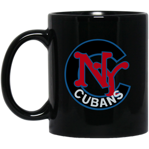 New York Cubans Mug 11 oz. Black Glossy Ceramic Negro Leagues Baseball Team New York Cubans Mug 11 oz. Black Glossy Ceramic Negro Leagues Baseball Team