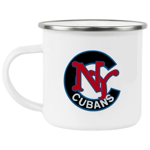 New York Cubans Camping Mug 12 oz. Enamel Negro Leagues Baseball Team New York Cubans Camping Mug 12 oz. Enamel Negro Leagues Baseball Team