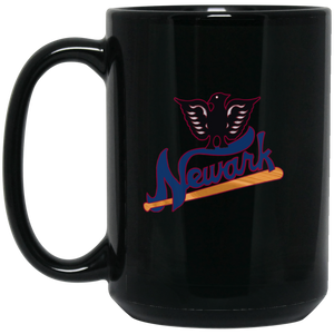 Newark Eagles Mug 15 oz. Black Glossy Ceramic Negro Leagues Baseball Team Newark Eagles Mug 15 oz. Black Glossy Ceramic Negro Leagues Baseball Team