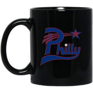 Philadelphia Stars Mug 11 oz. Black Glossy Ceramic Negro Leagues Baseball Team Philadelphia Stars Mug 11 oz. Black Glossy Ceramic Negro Leagues Baseball Team