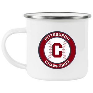 Pittsburgh Crawfords Camping Mug 12 oz. Enamel A1 Negro Leagues Baseball Team Pittsburgh Crawfords Camping Mug 12 oz. Enamel A1 Negro Leagues Baseball Team