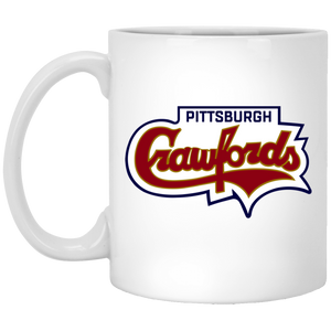 Pittsburgh Crawfords Mug 11 oz. Ceramic Negro Leagues Baseball Team color White Pittsburgh Crawfords Mug 11 oz. Ceramic Negro Leagues Baseball Team color White