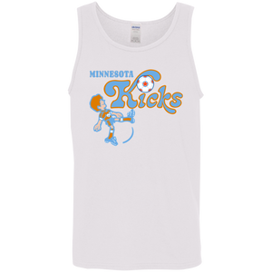 Minnesota Kicks Tank Top Classic NASL Soccer Team color White Minnesota Kicks Tank Top Classic NASL Soccer Team color White