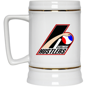 Baltimore Hustlers ABA 22 oz. Beer Stein American Basketball Association Team color White Baltimore Hustlers ABA 22 oz. Beer Stein American Basketball Association Team color White