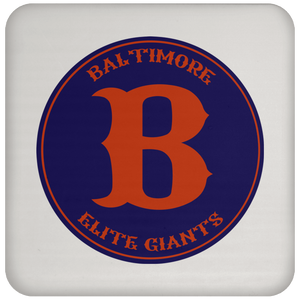 Baltimore Elite Giants Drink Coaster Negro Leagues Baseball color White Baltimore Elite Giants Drink Coaster Negro Leagues Baseball color White