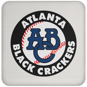 Atlanta Black Crackers Negro League Baseball Drink Coaster color White Atlanta Black Crackers Negro League Baseball Drink Coaster color White