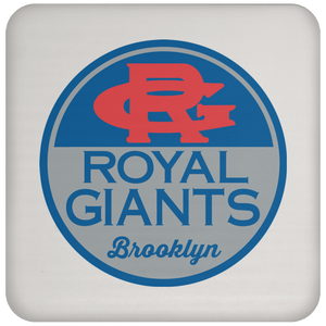 Brooklyn Royal Giants Negro League Baseball Drink Coaster color White Brooklyn Royal Giants Negro League Baseball Drink Coaster color White