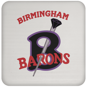 Birmingham Black Barons Negro Baseball League Drink Coaster color White Birmingham Black Barons Negro Baseball League Drink Coaster color White