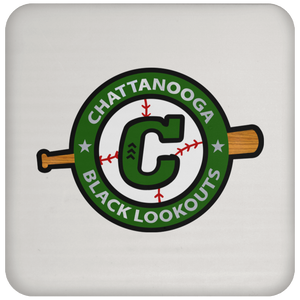Chattanooga Black Lookouts Negro Leagues Baseball Drink Coaster color White Chattanooga Black Lookouts Negro Leagues Baseball Drink Coaster color White