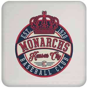 Kansas City Monarchs Negro Leagues Baseball Drink Coaster color White Kansas City Monarchs Negro Leagues Baseball Drink Coaster color White