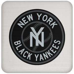 New York Black Yankees Negro Leagues Baseball Drink Coaster color White New York Black Yankees Negro Leagues Baseball Drink Coaster color White