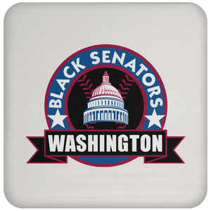 Washington Black Senators Negro Leagues Baseball Drink Coaster color White Washington Black Senators Negro Leagues Baseball Drink Coaster color White