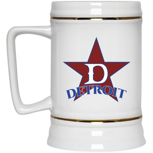 Detroit Stars Negro Leagues Ceramic Beer Stein Mug 22 Oz. Capacity color White Detroit Stars Negro Leagues Ceramic Beer Stein Mug 22 Oz. Capacity color White