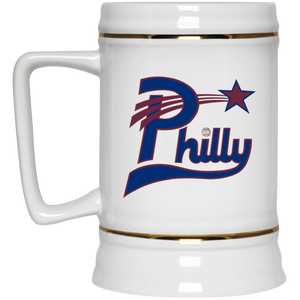 Philadelphia Stars Beer Stein Mug Ceramic 22 Oz. Capacity Negro Leagues Baseball color White Philadelphia Stars Beer Stein Mug Ceramic 22 Oz. Capacity Negro Leagues Baseball color White